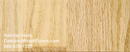 Natural wood floor stain color